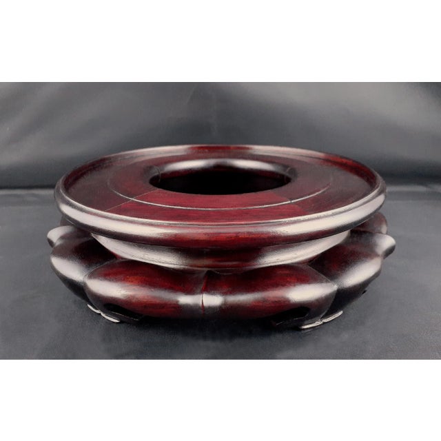 Early 20th Century Chinese Porcelain Da Ya Zhai Crane Medallions Haitangzun For Sale - Image 10 of 11