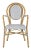 Inspired by the cafes alongside the majestic Côthe d'Azur, this classic French bistro stacking Armchair is a design...