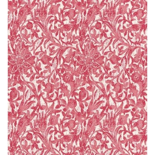 Sample - The House of Scalamandré Bali Floral Fabric, Hibiscus For Sale