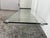 Orren Ellis Waterfall Glass Console Table For Sale - Image 11 of 12