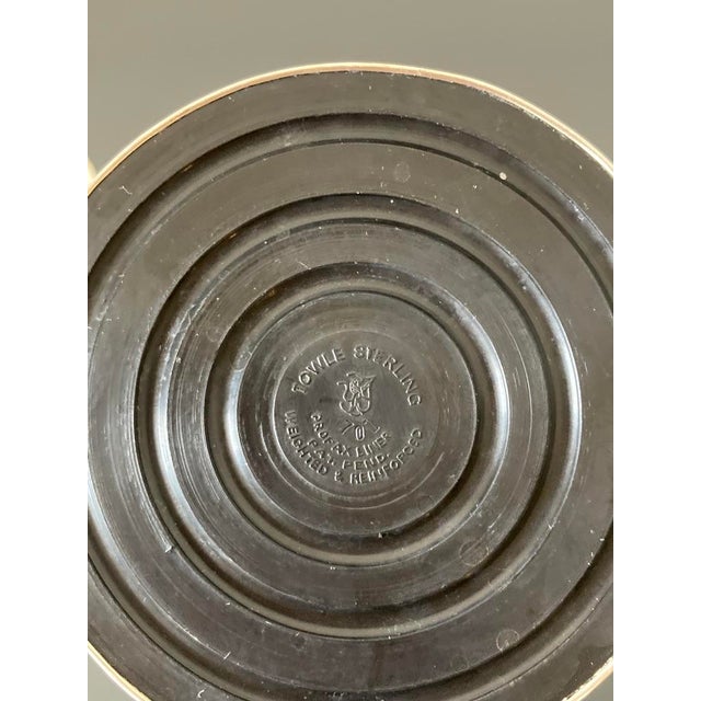 Early 20th Century Towle Sterling Silver Three Arm Candelabra Candle Holders For Sale - Image 11 of 12