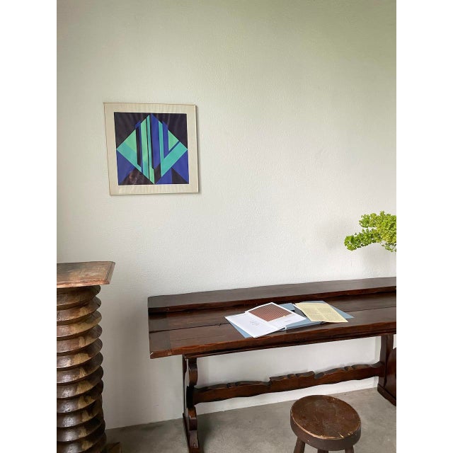 After Vasarely, Composition, 1970s, Lithograph For Sale - Image 7 of 12