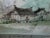 Transitional Early 20th Century Landscape of House on the River Watercolor Painting by Deng Shao Yi, Framed For Sale - Image 3 of 13