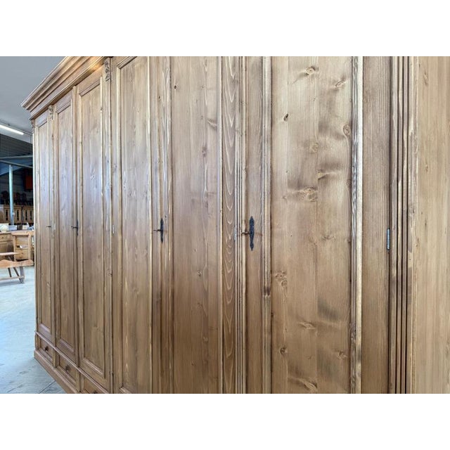 Farmhouse Wardrobe in Pine For Sale - Image 16 of 18
