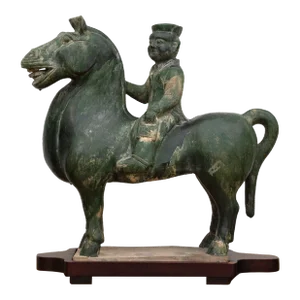 Large Tang Dynasty Style Horse & Rider