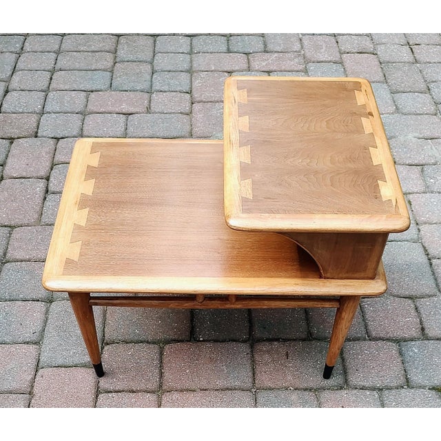 Wood Lane Acclaim Pair of Tiered Side Tables and Coffee Table For Sale - Image 7 of 13