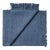 Solid Baby Alpaca Wrap / Throw - Blue Denim For Sale