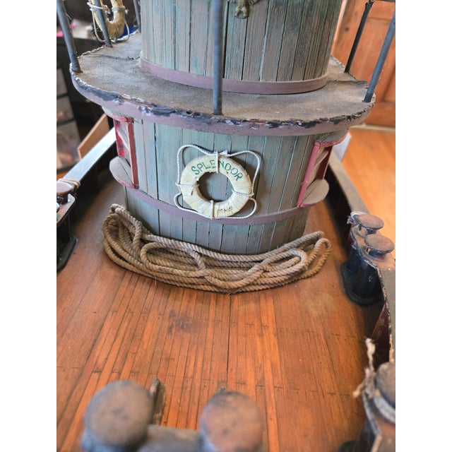 Late 20th Century Large Model Tug Boat 'Splendor' For Sale - Image 4 of 10