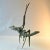 Green Brutalist Bronze Sculpture of Acrobat on Horse by Dutch Artist Jacobs For Sale - Image 8 of 10