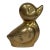 Vintage Mid-Century Brass Duckling Figure For Sale