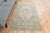 Vintage Hand-Knotted runner rug is a semi-antique vintage area rug. The '70s Eastern region of Anatolia's unique rug is...