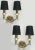 Metal 1950s Mid-Century Modern Maison Lunel Brass and Glass Sconces - a Pair For Sale - Image 7 of 7