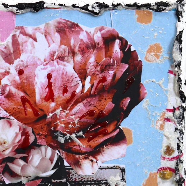 Abstract Gucci Bouquet - Abstract Colorful Textural Luxury Inspired Collage Original Artwork by Marion Duschletta For Sale - Image 3 of 9