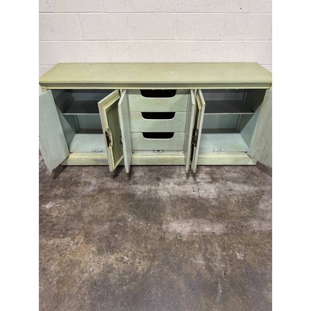 Drexel Boho Green Drexel Server For Sale - Image 4 of 12