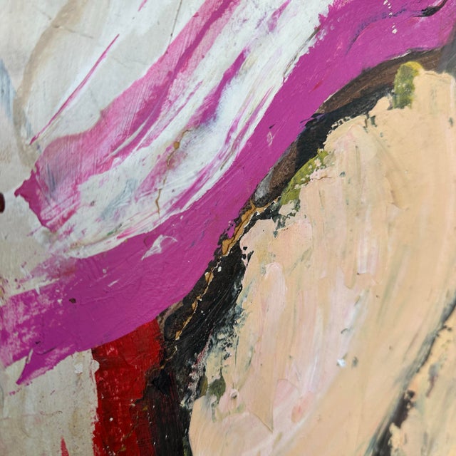 Early 21st Century Modernist Abstract Painting Untitled Unsigned For Sale - Image 5 of 12