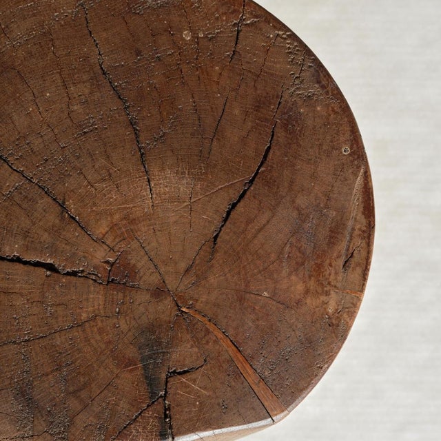 19th Century French Wooden Block Table For Sale - Image 4 of 5