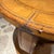Animal Skin Round Leather Embossed Side Table Attributed Maitland Smith Art Deco Neoclassical For Sale - Image 7 of 15