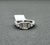 Metal 1.25 Ct Emerald Cut Diamond Ring Size 4.5 For Sale - Image 7 of 10