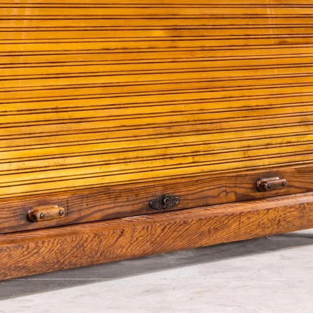 Vintage Tambour Front Drawer Cabinet from Stolzenberg, 1940s For Sale - Image 13 of 15