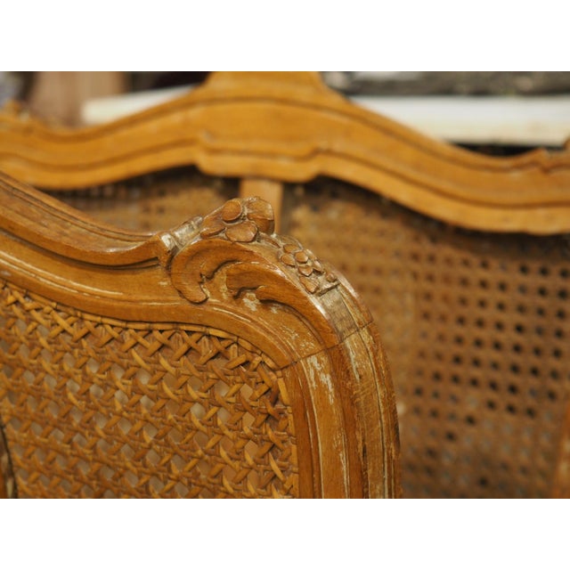 Brown Early 1900s French Caned Louis XVI Style Porte-Revues Music Sheet Holder For Sale - Image 8 of 18