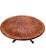 Vintage English Burr Walnut Veneer Round Pedestal Table in the Antique Style With Claw Feet For Sale In Chicago - Image 6 of 9