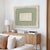 Contemporary Minimalist Neutral Sage Green Art Print, Emily Keating Snyder, 30 X 38 Print in Wood Frame For Sale - Image 3 of 4