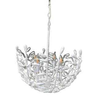 Stray Dog Designs White Landon Chandelier For Sale