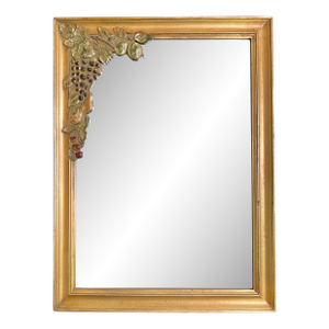 Late 20th Century Wine Country Carved Mirror