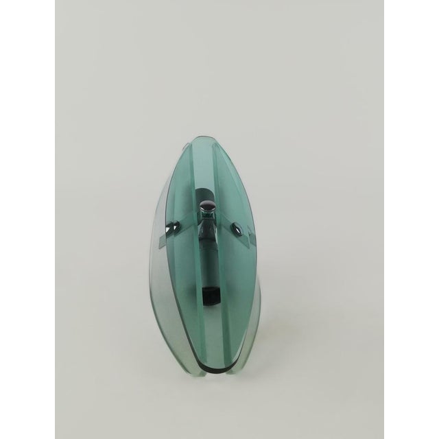 1970s Wall Sconces in Turquoise Glass attributed to Veca, Italy, 1970s, Set of 2 For Sale - Image 5 of 18