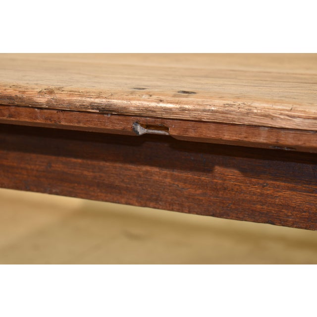 19th Century French Farm Table For Sale In Greensboro - Image 6 of 10