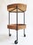 Brown Rattan and Lacquered Iron Bar Trolley, Austria, 1950s For Sale - Image 8 of 14