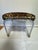 Vintage Lucite Stool With Leopard Print Upholstery & Brass Casters For Sale In San Francisco - Image 6 of 10