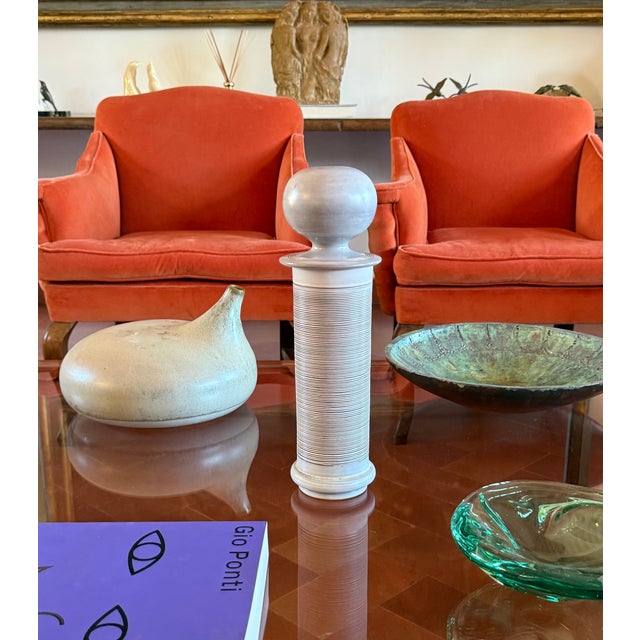 Mid-Century Modern Gres Vase, Franco Bucci Italy Ca. 1970 For Sale - Image 12 of 13