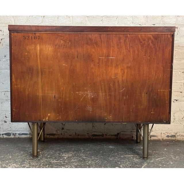 Mid-Century Modern Rosewood Two-Door Cabinet For Sale - Image 12 of 12