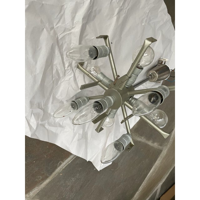 Kalmar Lighting Vintage 1960s Kalmar Glass Chandelier For Sale - Image 4 of 10