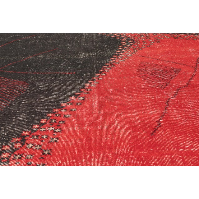 Mid 20th Century Zeki Muren Vintage Turkish Sivas Rug, 06'09 09'08 For Sale - Image 5 of 10