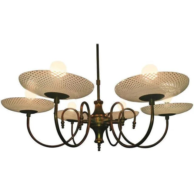 Reticello Chandelier from Venini, 1940s For Sale - Image 10 of 10