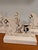 Wood Vintage Folk Art Equestrian Chic Wood Race Horse Sculpture Carnaval Fair Game Pieces - Set of 6 For Sale - Image 7 of 18