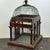 Brown Vintage Decorative Wood & Wire Domed Birdcage Bird Cage For Sale - Image 8 of 12