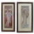 Mid 20th Century Set of 9 Alphonse Mucha Portrait Prints Framed Art Nouveau For Sale - Image 5 of 6