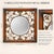 Vintage Old World Variegated Patinated Metal Scrollwork Mirror With Beveled Glass For Sale - Image 4 of 4