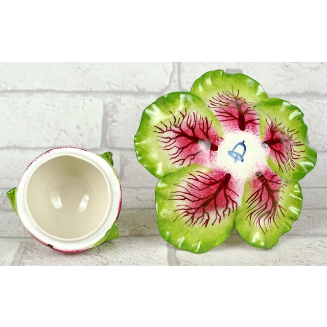 Meissen Pink Cabbage-Shaped Box - Trompe l'Oeil Porcelain by Didier Gardillou For Sale - Image 6 of 7