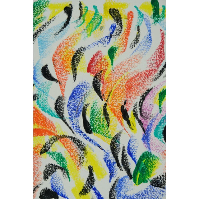 Modern Françoise Galle, Fleeting Harmony, 1940, Pastel on Paper For Sale - Image 3 of 7