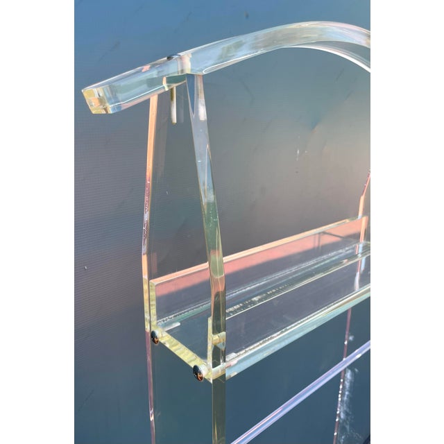 Vintage Modern Lucite Valet Stand For Sale - Image 12 of 12