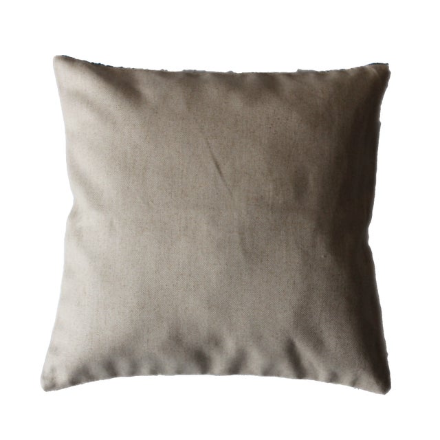 Turkish Hand Made Pillow 16 X 16 For Sale - Image 9 of 10