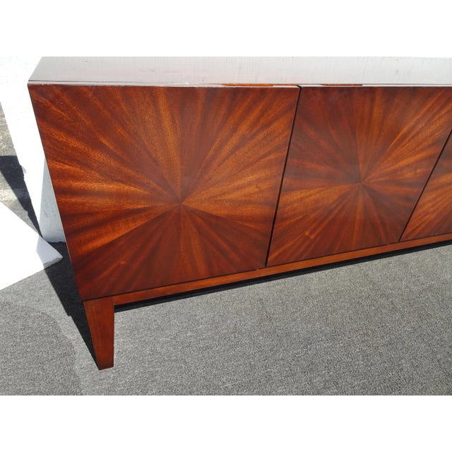 Vintage Williams Sonoma Style Starburst Console Table Credenza ~ Mid Century Mod For Sale In Los Angeles - Image 6 of 12