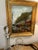 Dove Gray Vintage Impressionist Painting of Romantic Italian City Street Scene Oil on Canvas Painting For Sale - Image 8 of 8