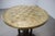 1930s Vintage Art Deco Chess Table with Hand-Decorated Brass Top and Stained Oak Base, 1930s For Sale - Image 5 of 15