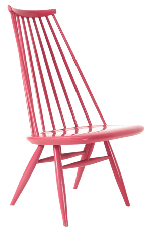 Pink-Colored Mademoiselle Armchair by Ilmari Tapiovaara for Asko, 1950s