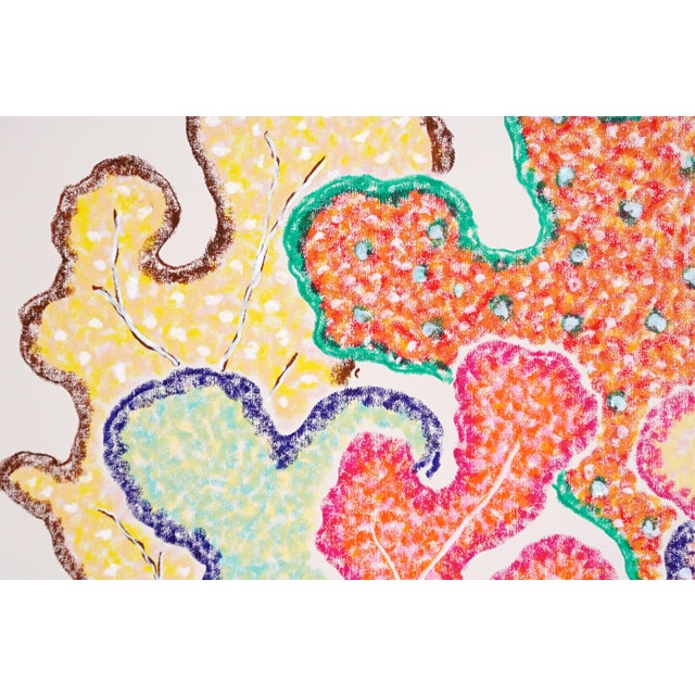 2026, Illustration Style Marien Diptych, Vivid Coral Beings, Colorful Seascape on Paper by Romina Milano For Sale - Image 9 of 9